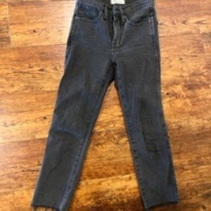 Madewell Stovepipe Jeans in Banberry Wash: Raw-Hem Edition